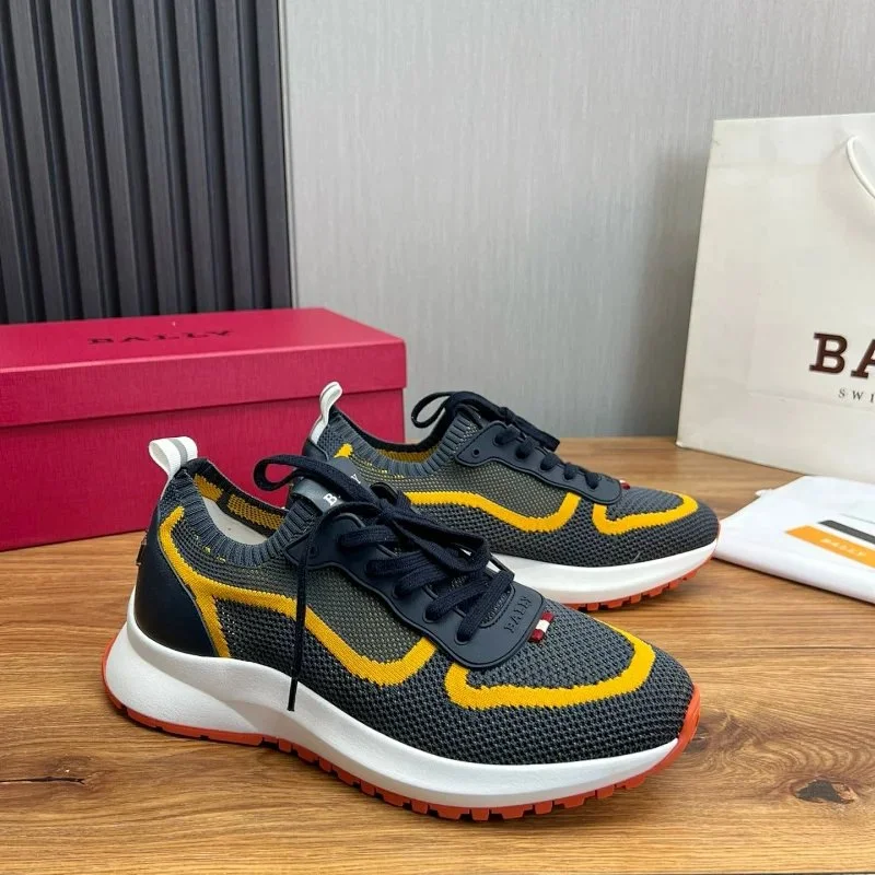 Bally Bally 21 Navy/Yellow Sneakers Navy