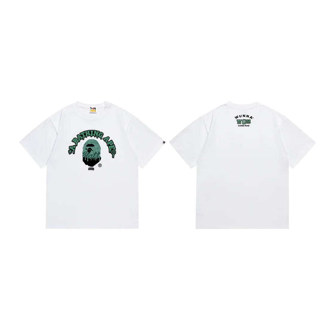 A Bathing Ape A Bathing Ape SC051 White T-Shirt White - 1