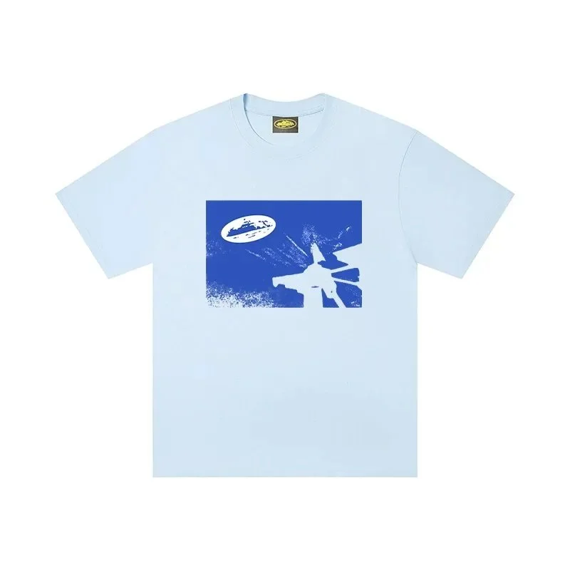 Other Light Blue Graphic T-Shirt Blue - 1