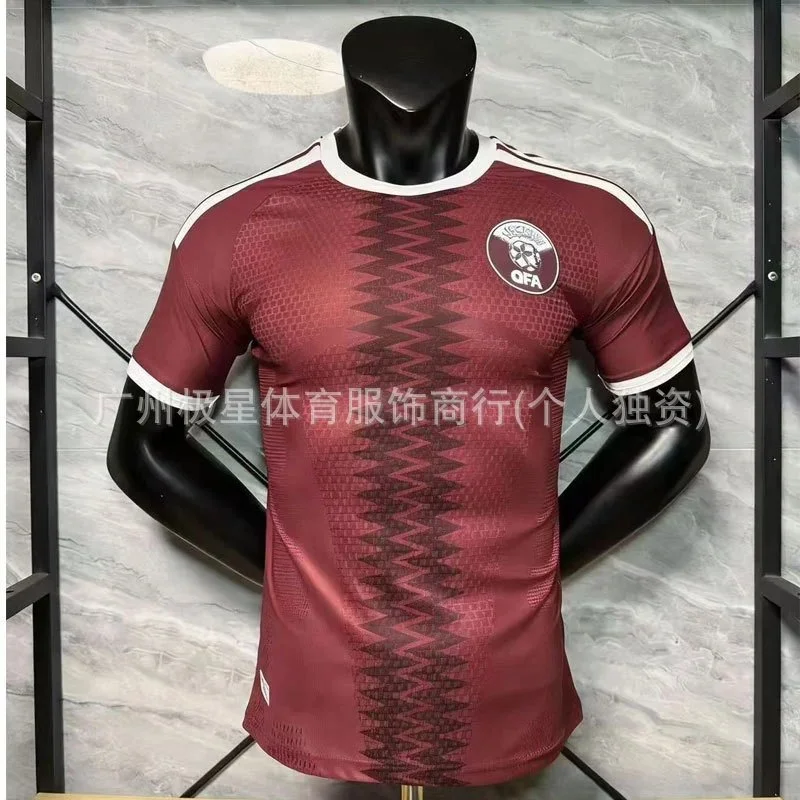 Other QFA 26 Qatar Home Jersey Football Shirt Red - 1
