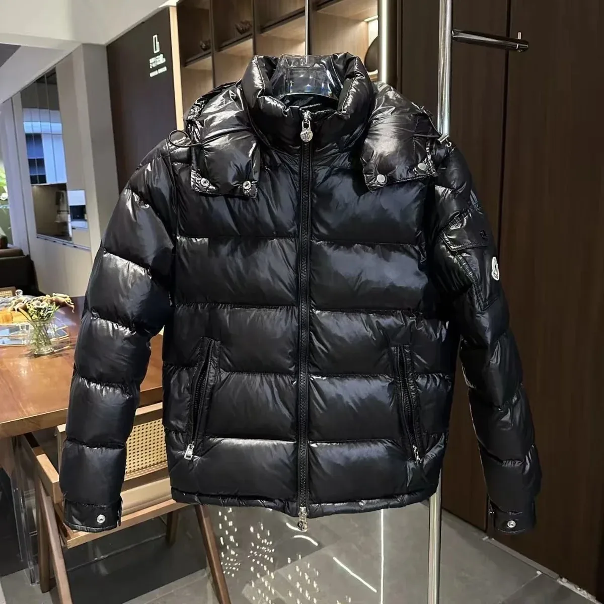 Moncler Moncler Maya Classic Black Parka Black