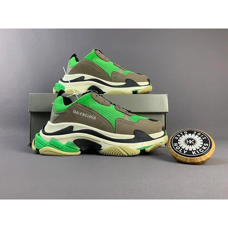 Balenciaga Balenciaga Triple S Green Earth Tone Sneakers Green