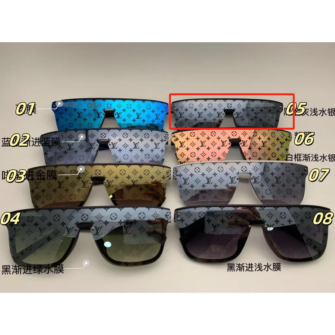 Louis Vuitton Louis Vuitton Monogram Black-Grey Light Silver Sunglasses Black