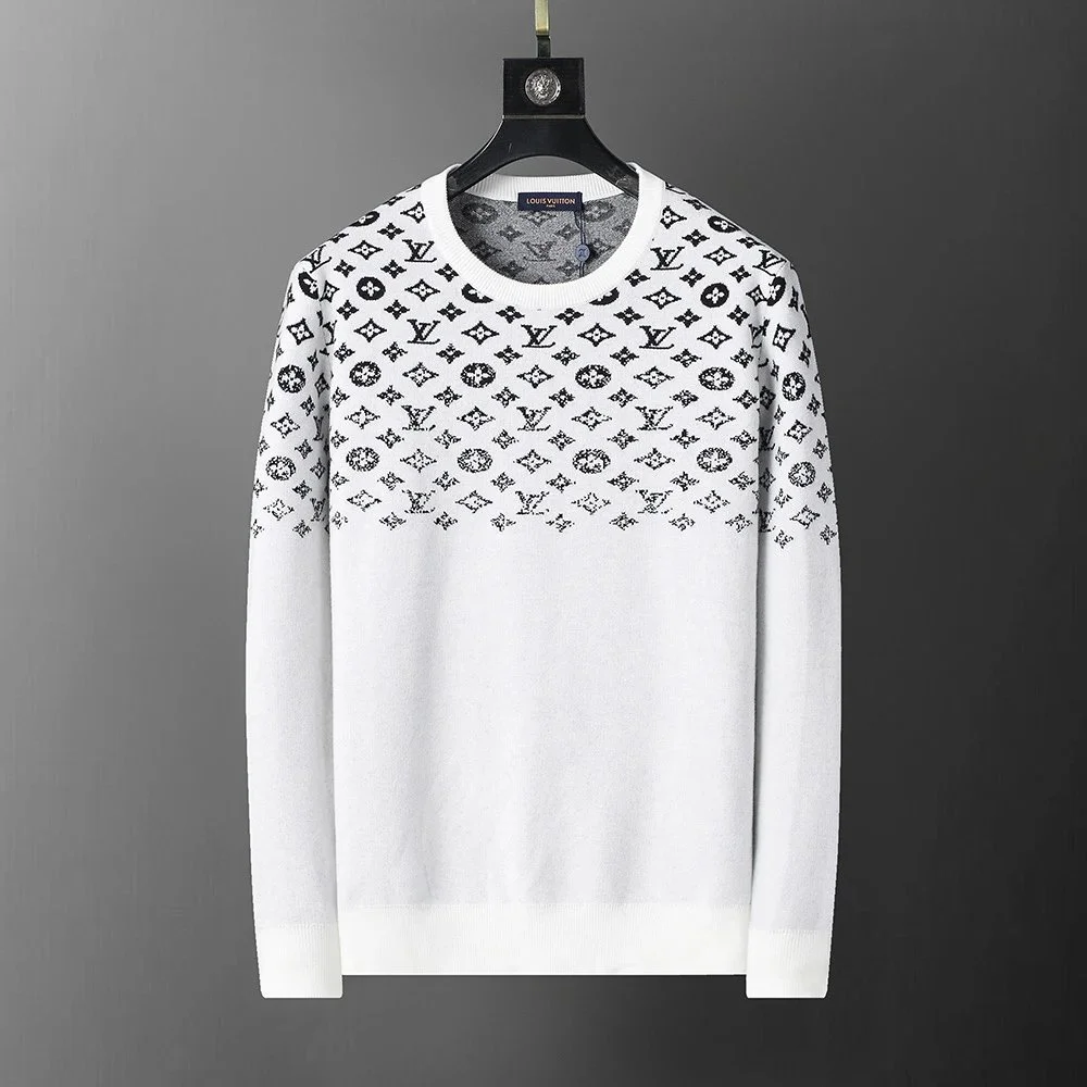 Louis Vuitton Louis Vuitton Monogram Sweater White White