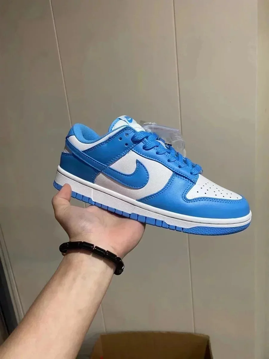 Nike Nike Dunk Low University Blue/White Sneakers Blue - 1