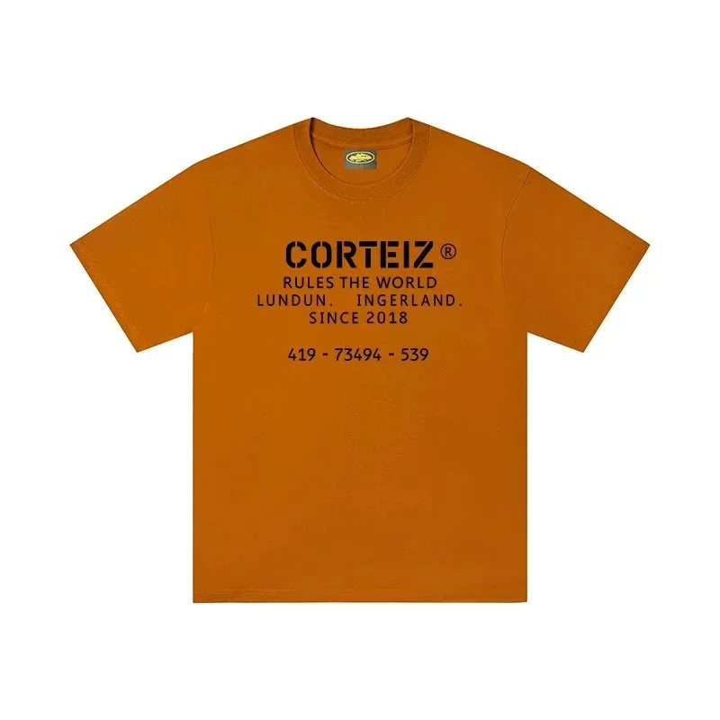 Corteiz Corteiz Rules the World T-Shirt Orange Orange - 1