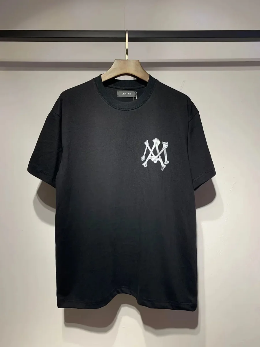 Amiri Amiri Black Logo T-Shirt Black - 1