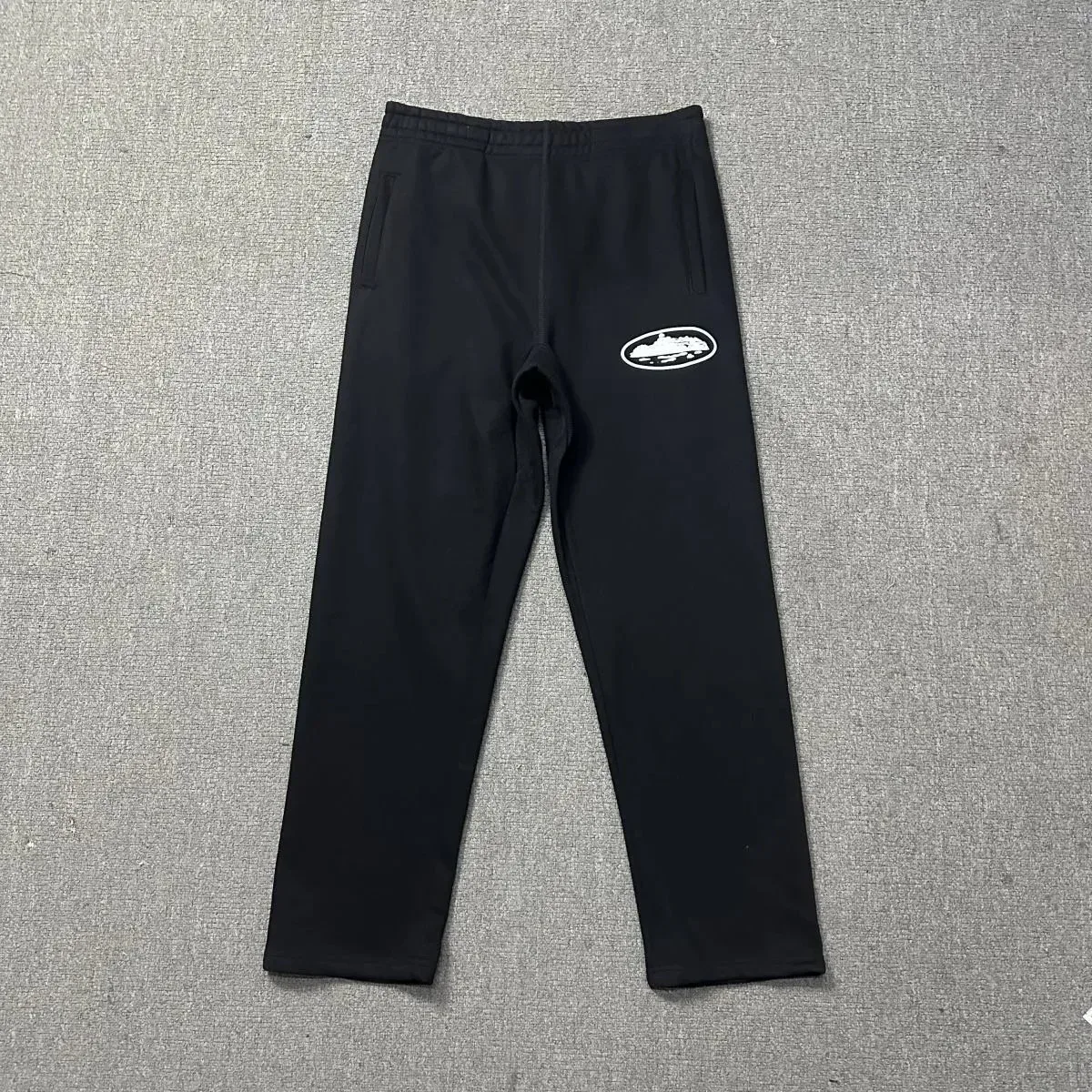 Other Black Foamed Sweatpants Trousers Black - 1