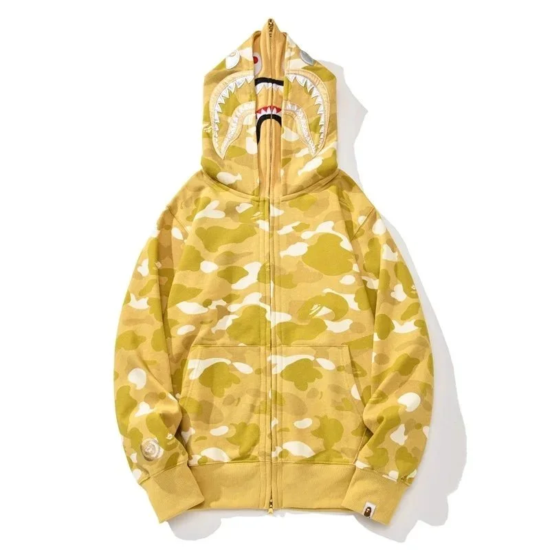 A Bathing Ape A Bathing Ape BAPE STA ABC Camo Yellow Hoodie Gold - 1