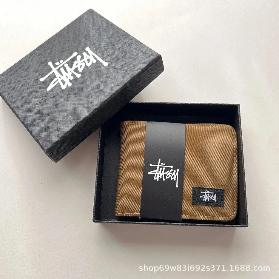 Stussy Stüssy Basic Logo Short Wallet Brown Brown