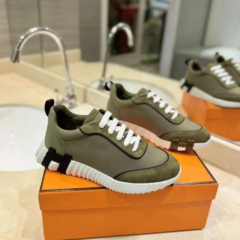 Hermès Hermès Runners Olive Green Sneakers Green