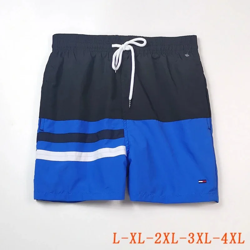 Tommy Hilfiger Tommy Hilfiger Blue & Navy Striped Shorts Blue - 1