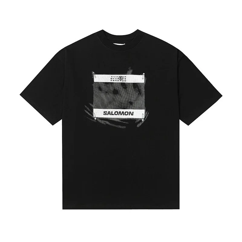 Salomon Salomon Black Graphic T-Shirt Black - 1