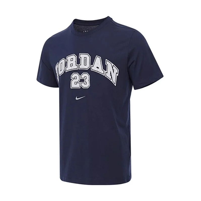 Nike Nike Air Jordan College T-Shirt Navy Blue Navy - 1