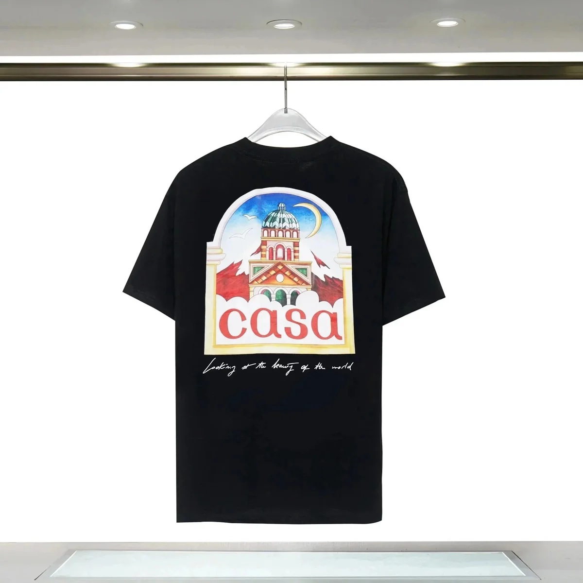 Other Black Casa 'Looking at the Beauty of the World' T-Shirt Black - 1