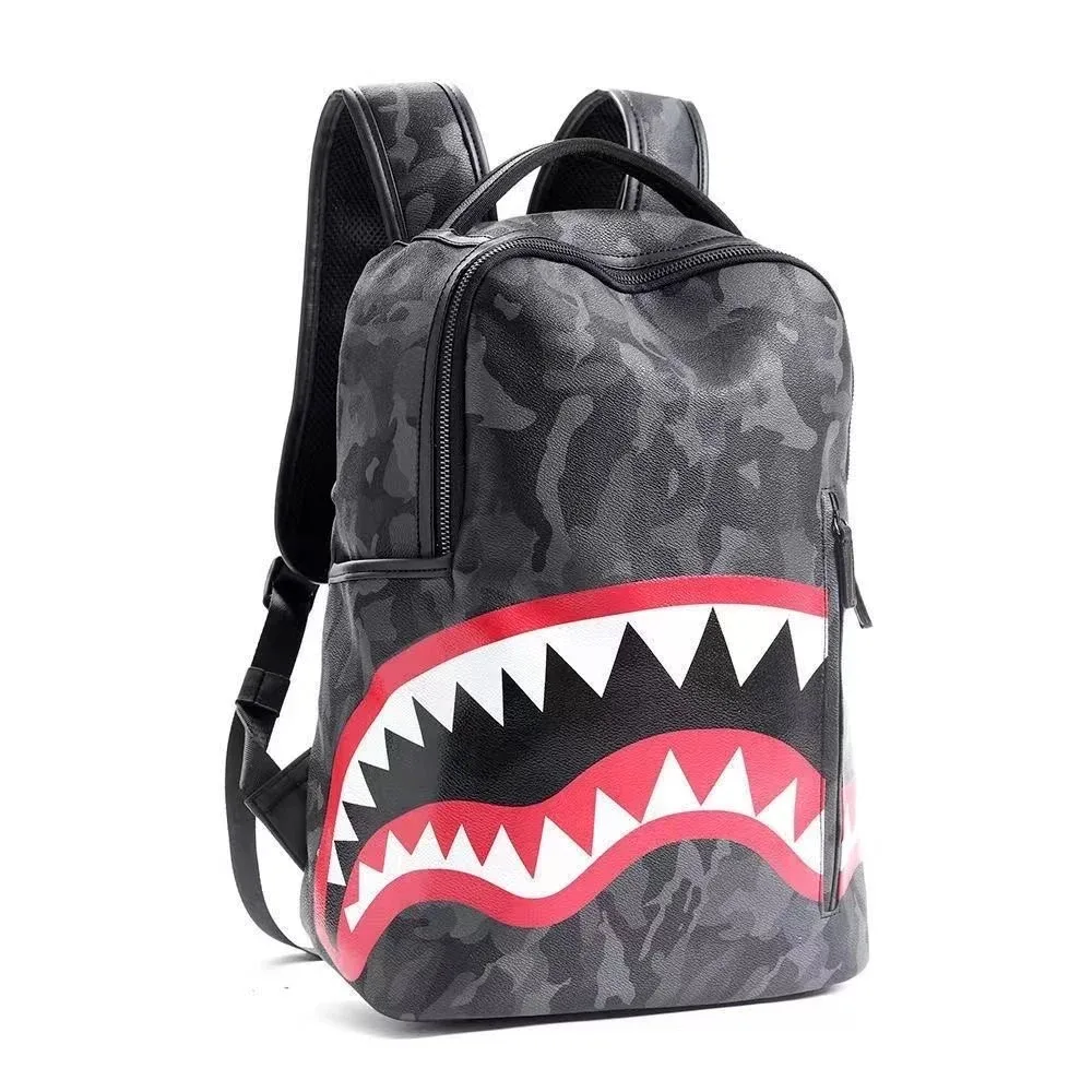 A Bathing Ape A Bathing Ape BAPE STA Camo Shark Backpack Multicolor - 1