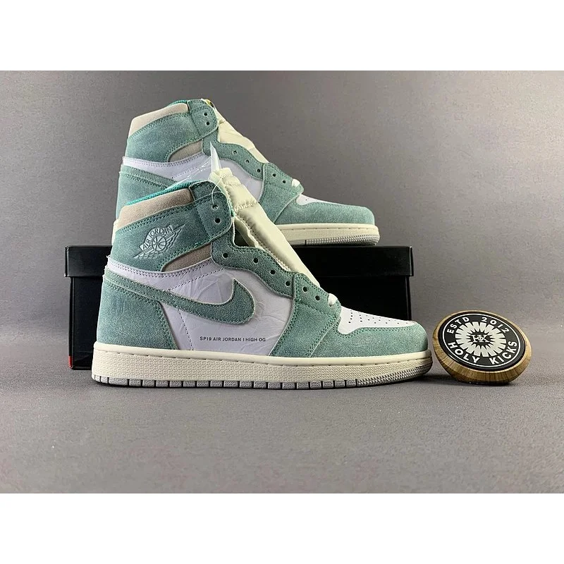 Nike Nike Air Jordan 1 High Sail/Mint Green Sneakers Green - 1
