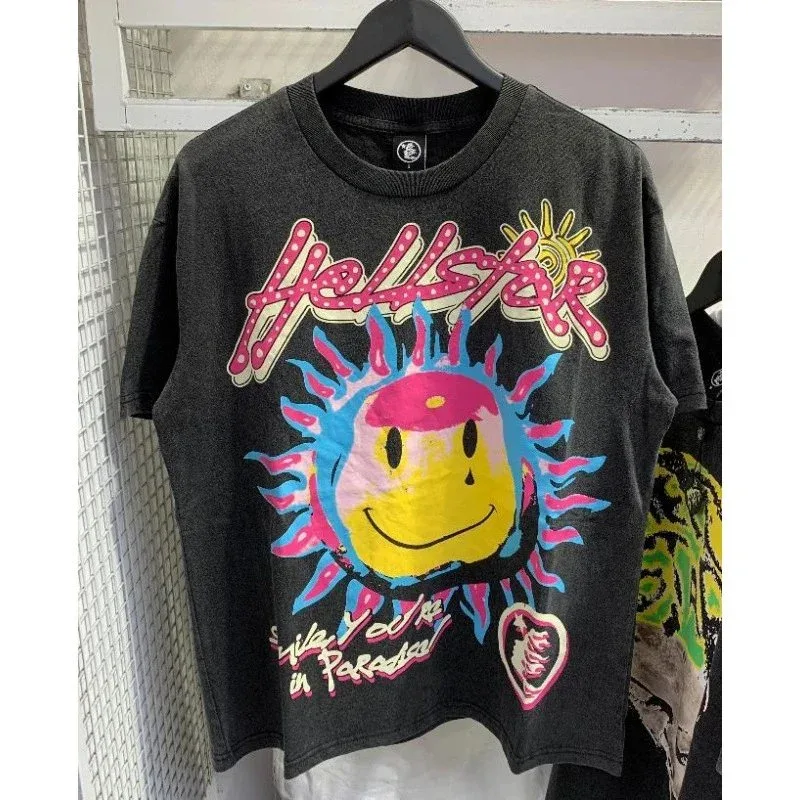 Hellstar Hellstar Smile You're in Paradise T-Shirt H207 Black - 1