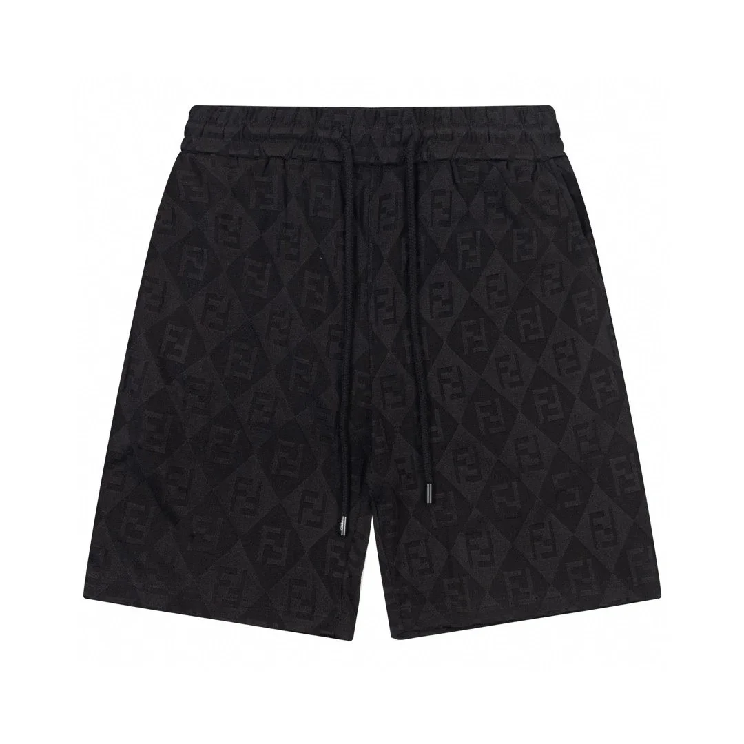 Fendi Fendi FF Monogram Black Shorts Black