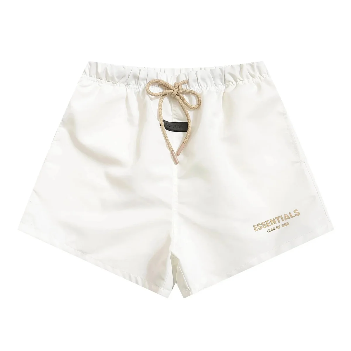Fear of God Essentials White Solid Shorts