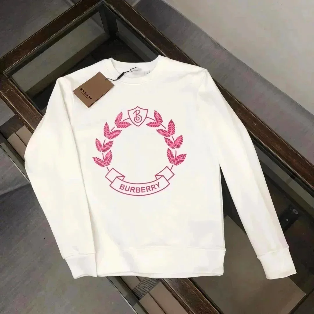 Burberry Burberry Pink Crest White Sweatshirt White