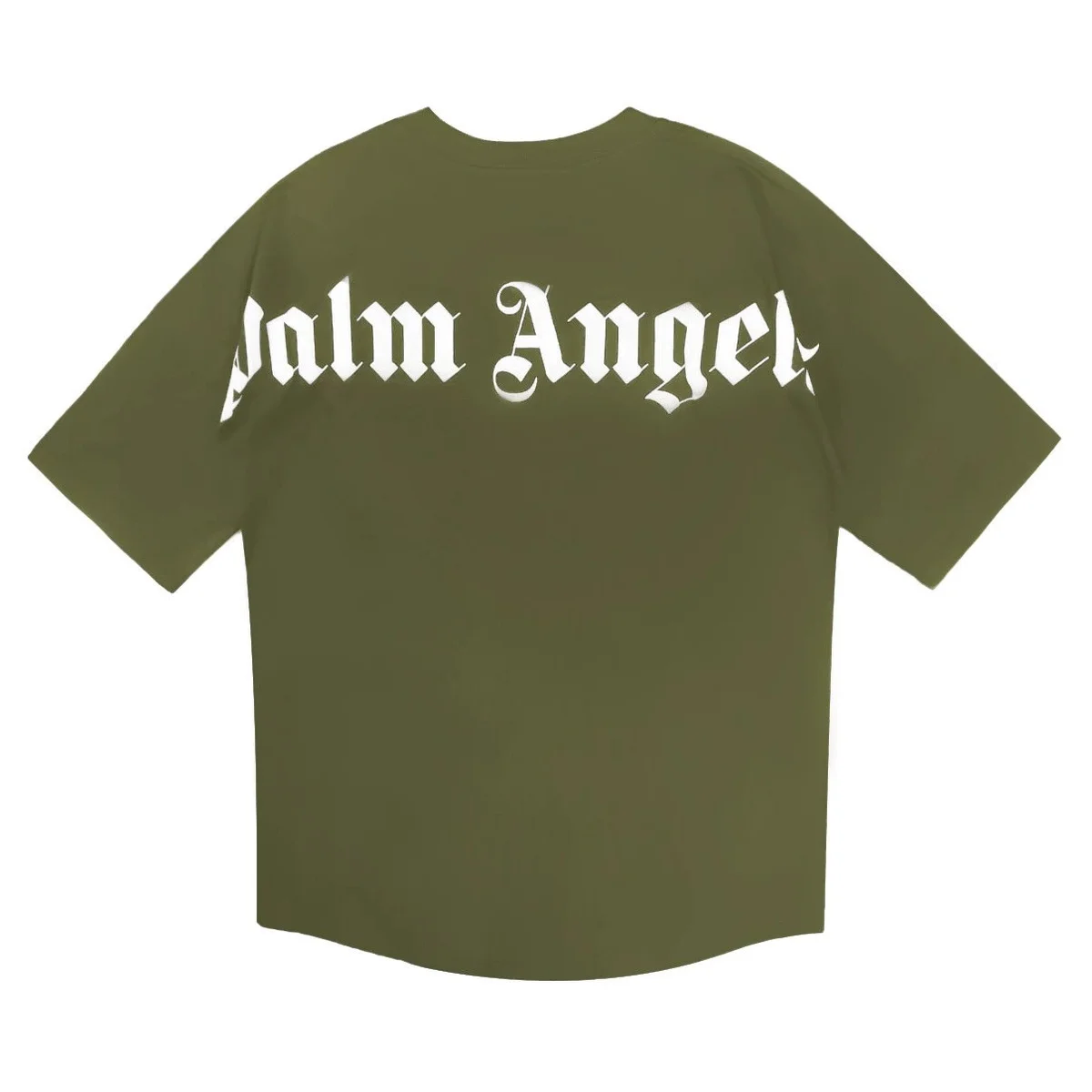 Palm Angels Palm Angels Olive Green Bear T-Shirt Green - 1