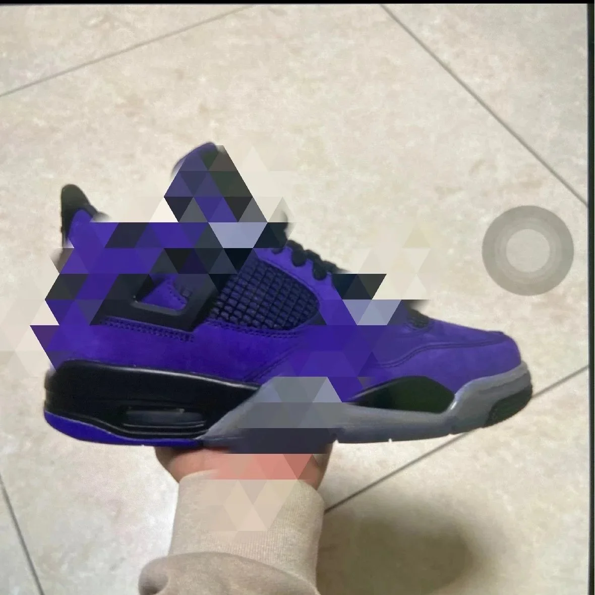 Nike Nike Air Jordan 4 TS FF Purple Sneakers Purple - 1