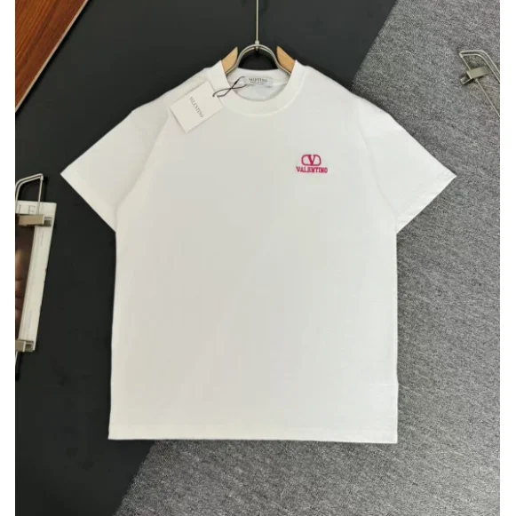 Valentino Valentino White/Red Logo T-Shirt White