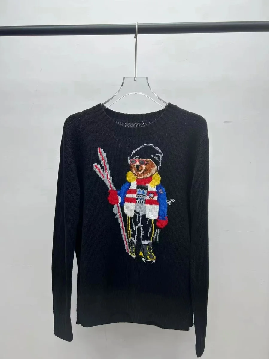 Polo Ralph Lauren Polo Ralph Lauren Polo Bear Black Ski Bear Sweater Black - 1