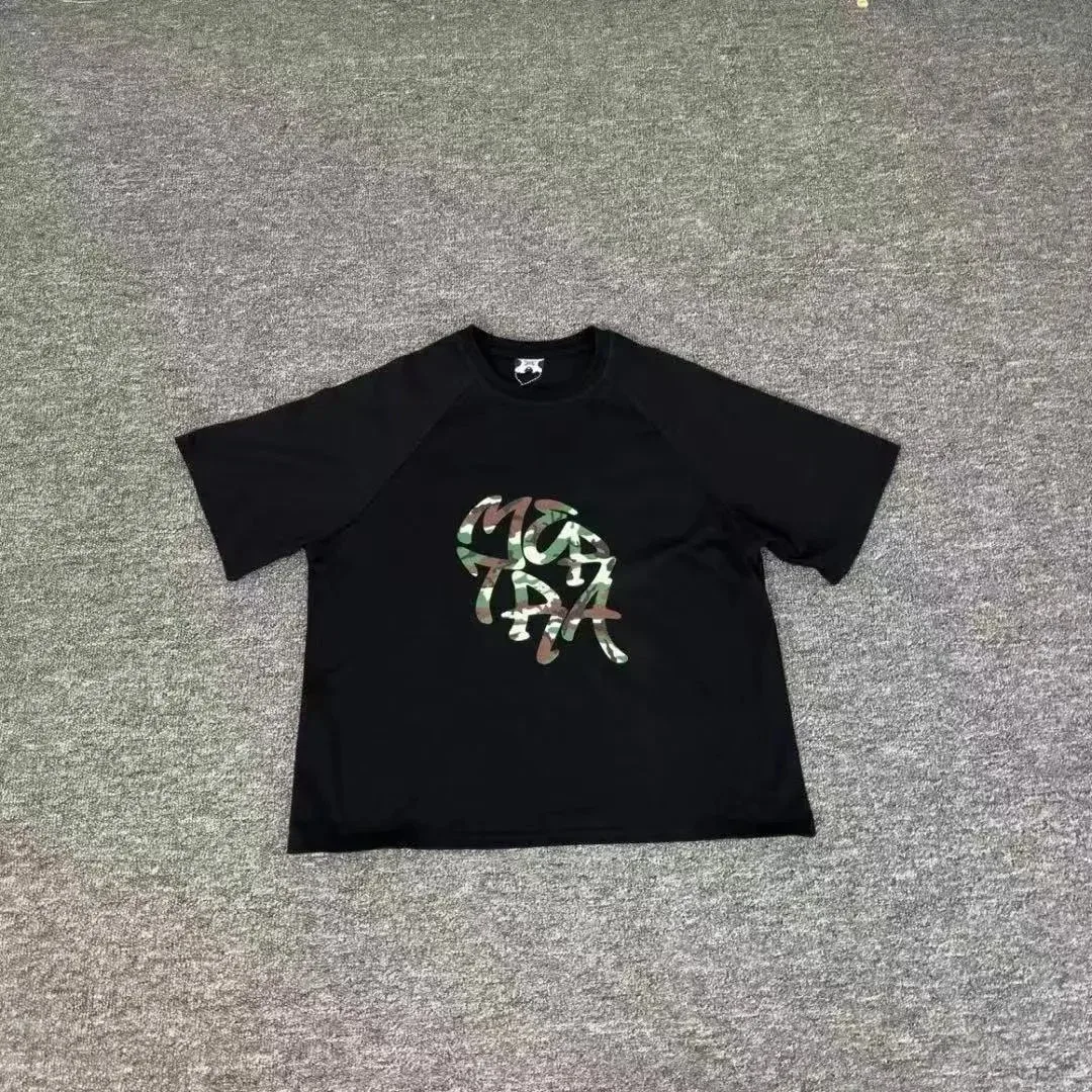 Other Unisex Camo Print T-Shirt in 6003 Black Black - 1