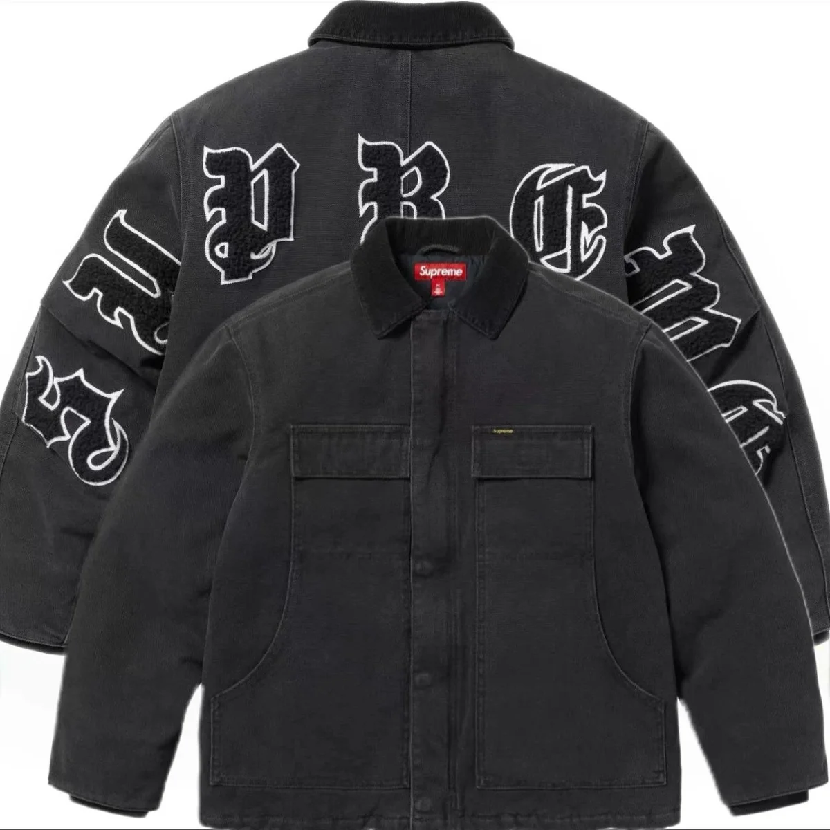 Supreme Supreme Supreme Black Workwear Jacket Black - 1