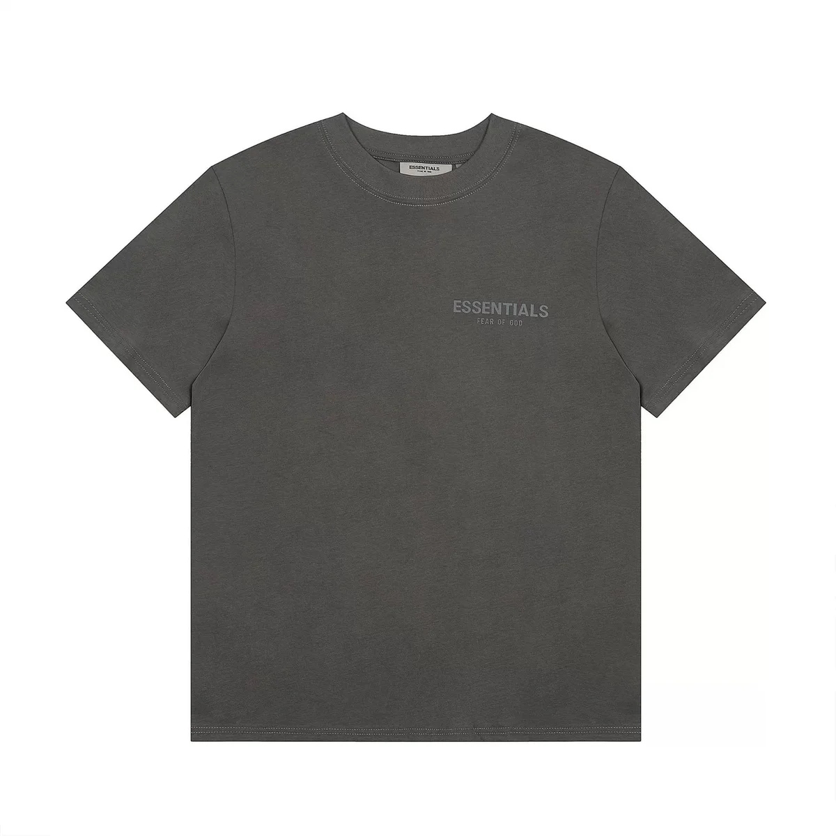 Fear of God Fear of God Essentials Charcoal T-Shirt Grey - 1
