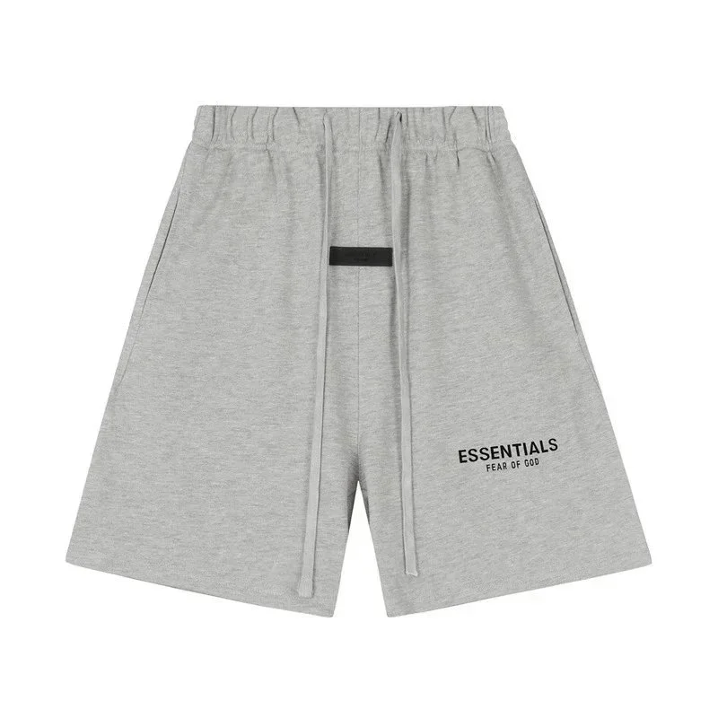 Fear of God Fear of God Essentials Grey植绒字母短裤 Grey - 1