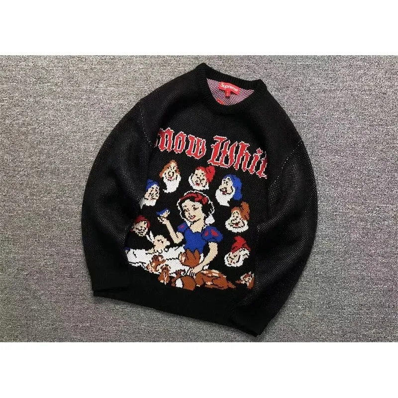 Supreme Supreme Snow White Knit Sweater Black Casual Black - 1