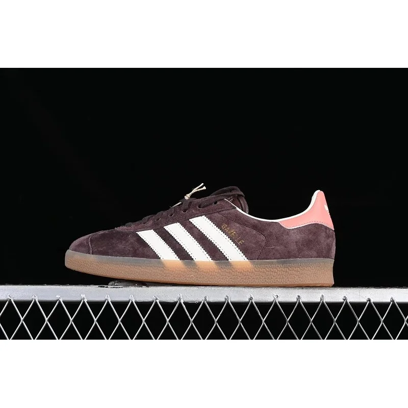 Adidas Adidas Gazelle Burgundy/White Sneakers Brown - 1