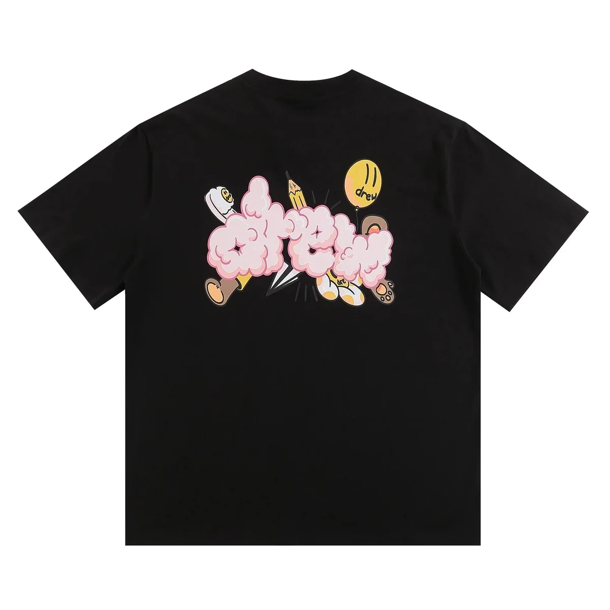 Other Black Drew House T-Shirt with Graphic Print Black - 1