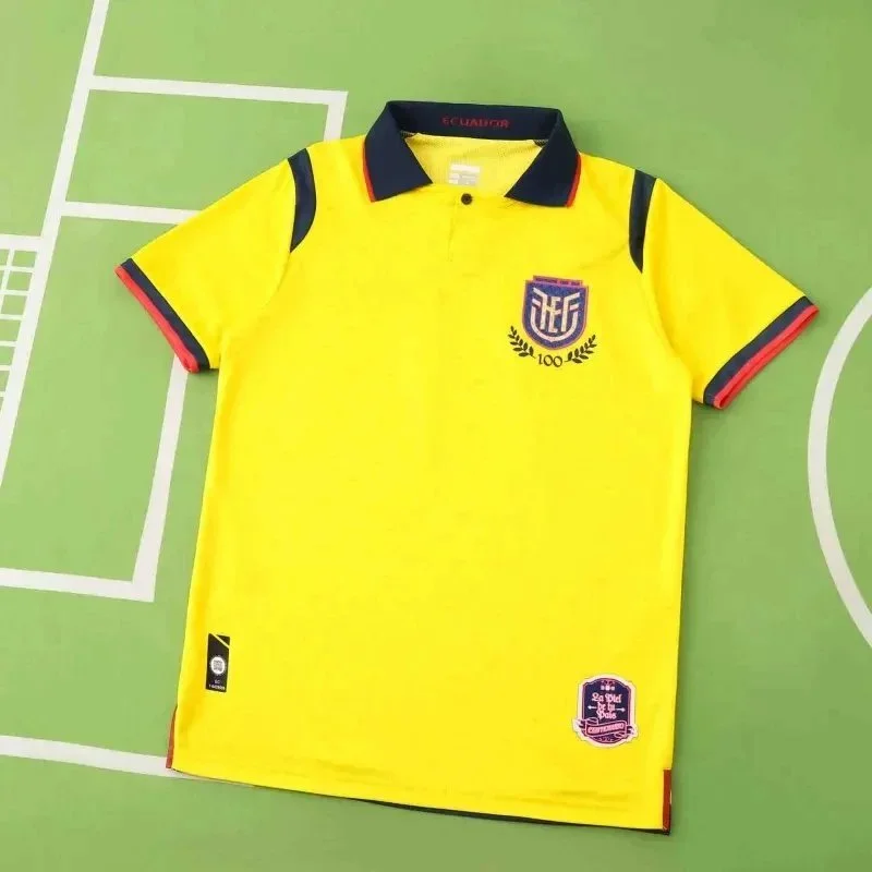 Other Yellow 'Ecuador' Polo Shirt with Crest Yellow - 1