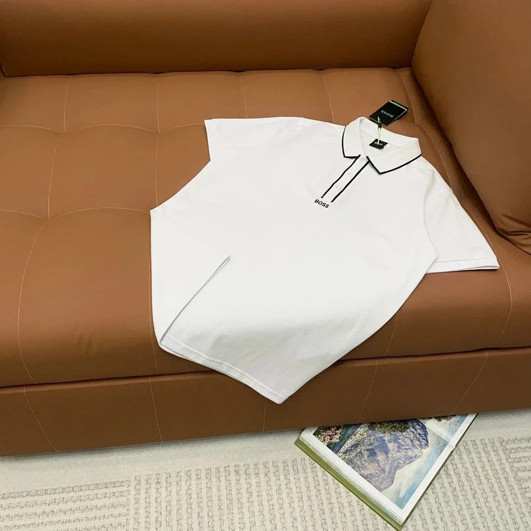 Hugo Boss Hugo Boss Polo Shirt White Solid T-Shirt White - 1