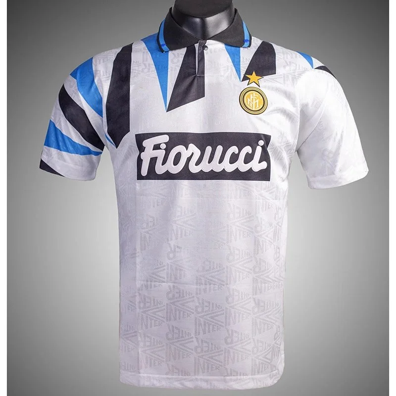 Other 1992-93 Inter Milan Away Football Jersey White - 1