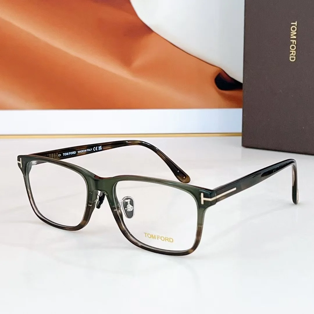 Tom Ford Tom Ford C1 Olive Green Eyewear Green - 1