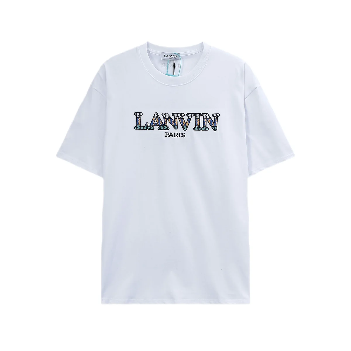 Lanvin Lanvin Multicolor Logo White T-Shirt White