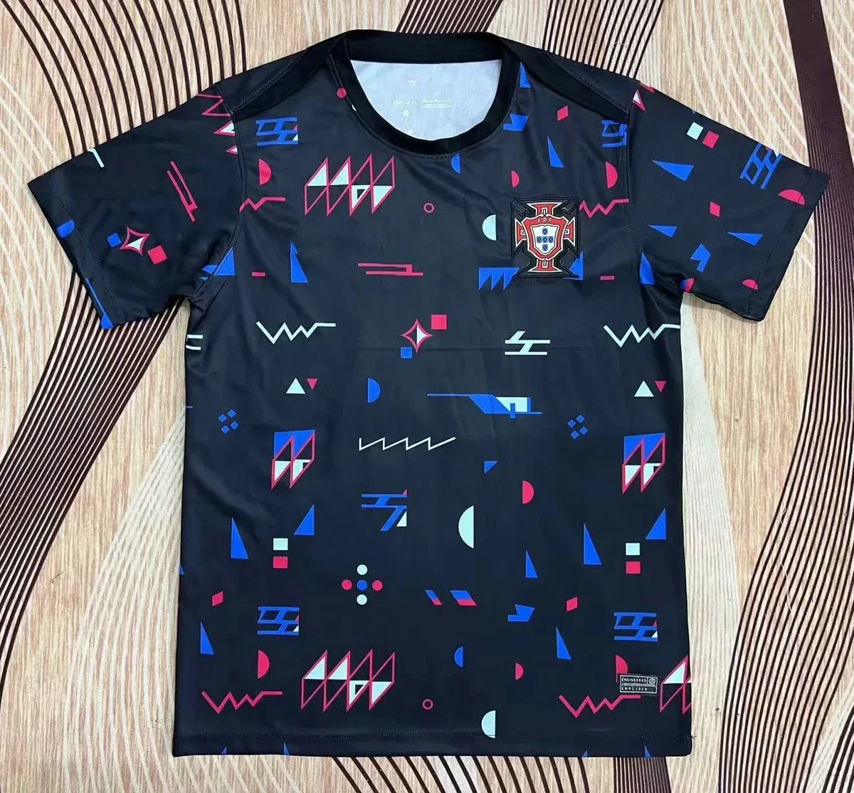 Nike Nike NBA Jersey Black Geometric Pattern T-Shirt Black