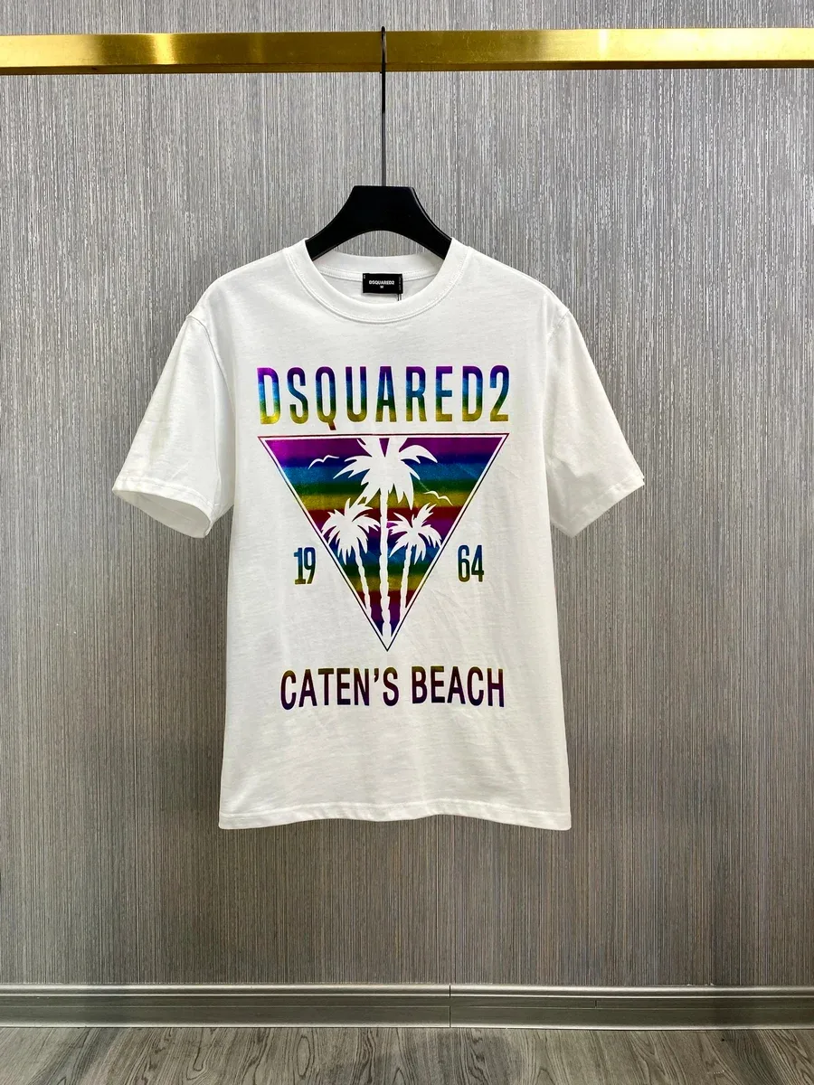DSQUARED2 DSQUARED2 27 White/Rainbow T-Shirt White