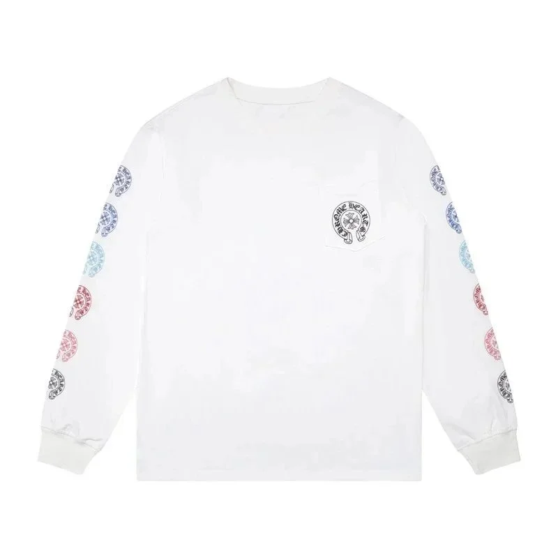 Chrome Hearts Chrome Hearts CH Cross White Long Sleeve T-Shirt White