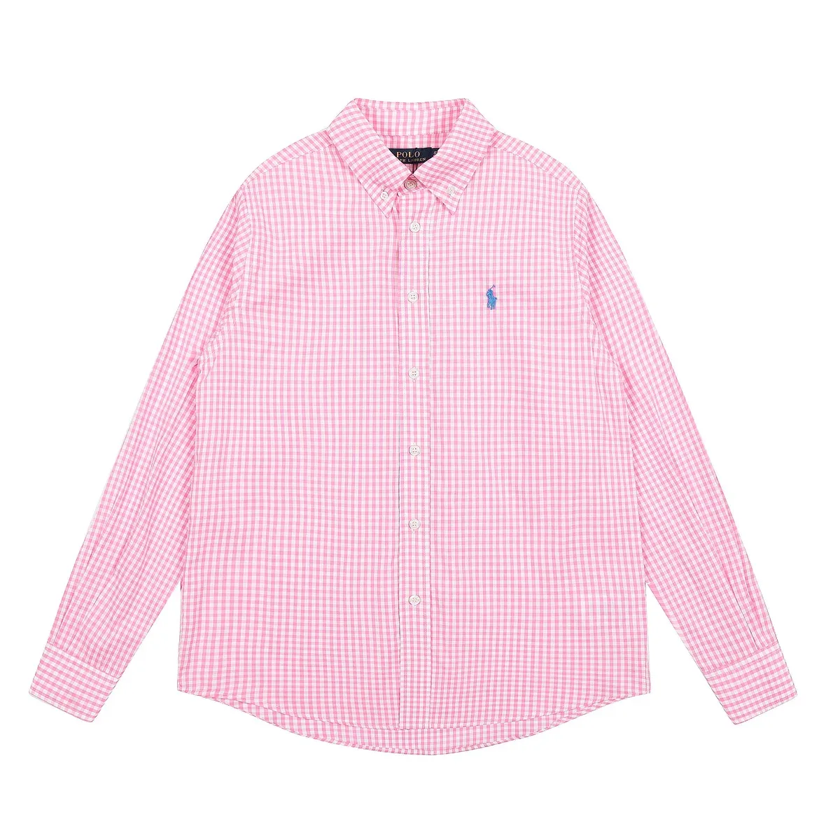 Polo Ralph Lauren Polo Ralph Lauren Classic Logo Pink Gingham Shirt Pink - 1