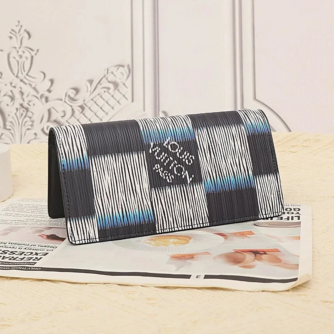 Louis Vuitton Tabi Monogram Wallet in Blue/Black