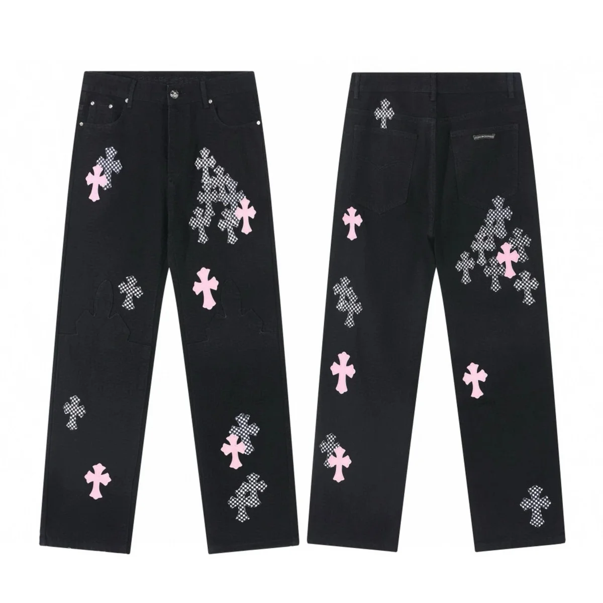 Chrome Hearts Chrome Hearts CH Cross Trousers Black Black