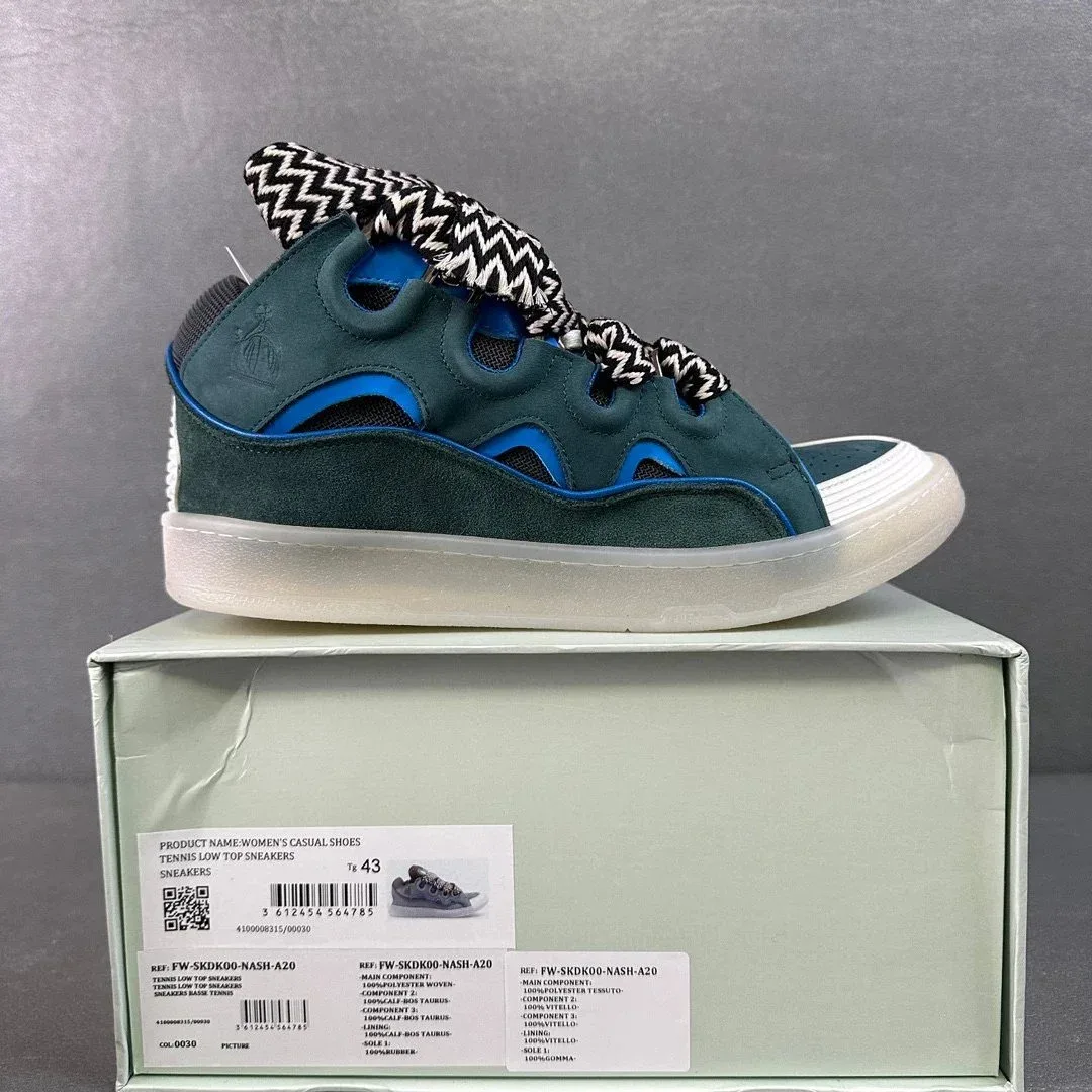 Other FW-SKDK00-NASH-A20 Gray-Blue Casual Sneakers Grey - 1