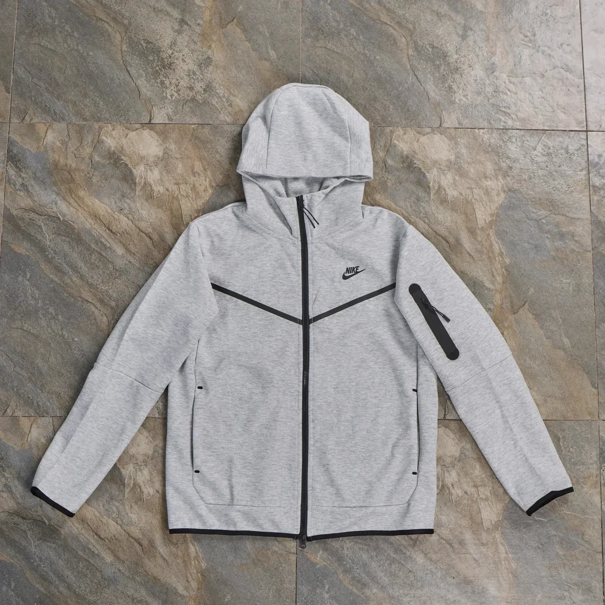 Nike Nike Tech Fleece Light Grey Hoodie Jacket Grey - 1