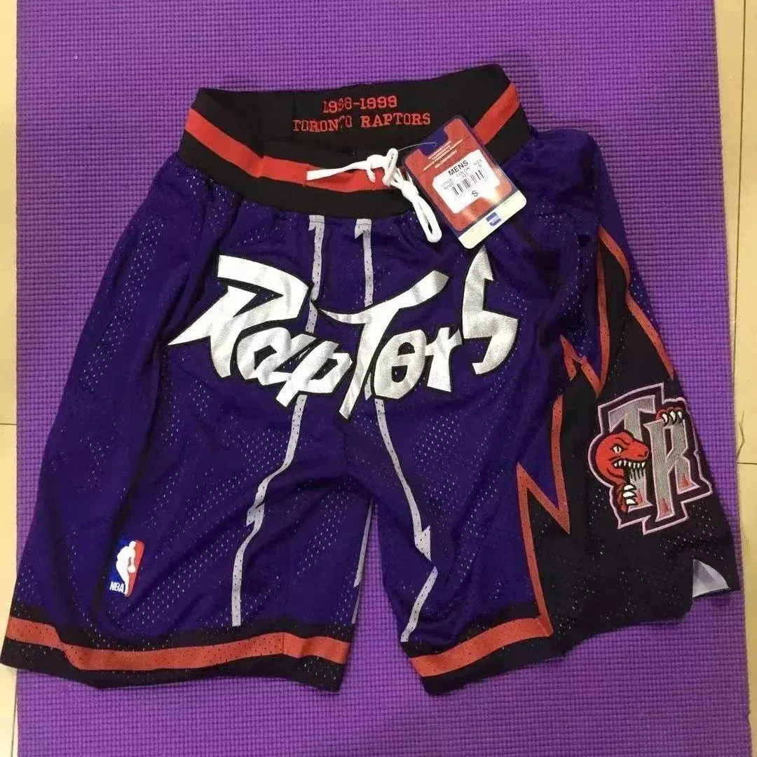 Other Raptors Purple/Orange/Black Mesh Basketball Shorts Purple - 1